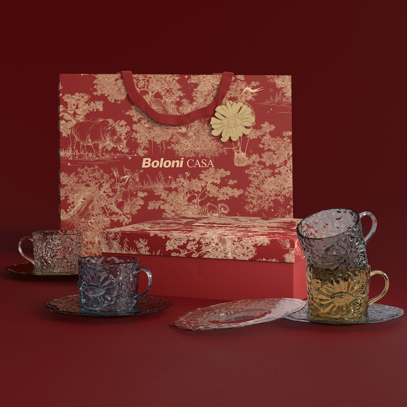 BoloniCASA水晶咖啡杯——新年限定包装